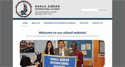 Desktop Screenshot of khalilgibranhs.org