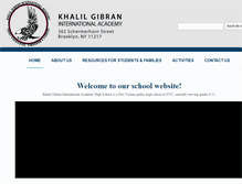 Tablet Screenshot of khalilgibranhs.org